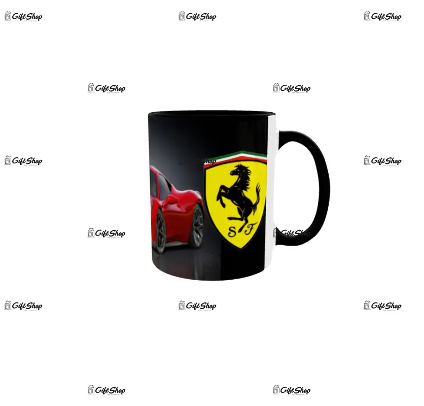 Ferrari, cana ceramica, 330ml, model cgs1746